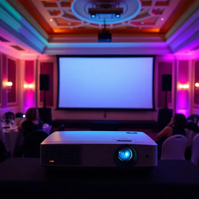 Aluguel de Projetor com Telão para festas em Araruama — Transforme seu evento em uma experiência especial com projetor e telão de alta qualidade.